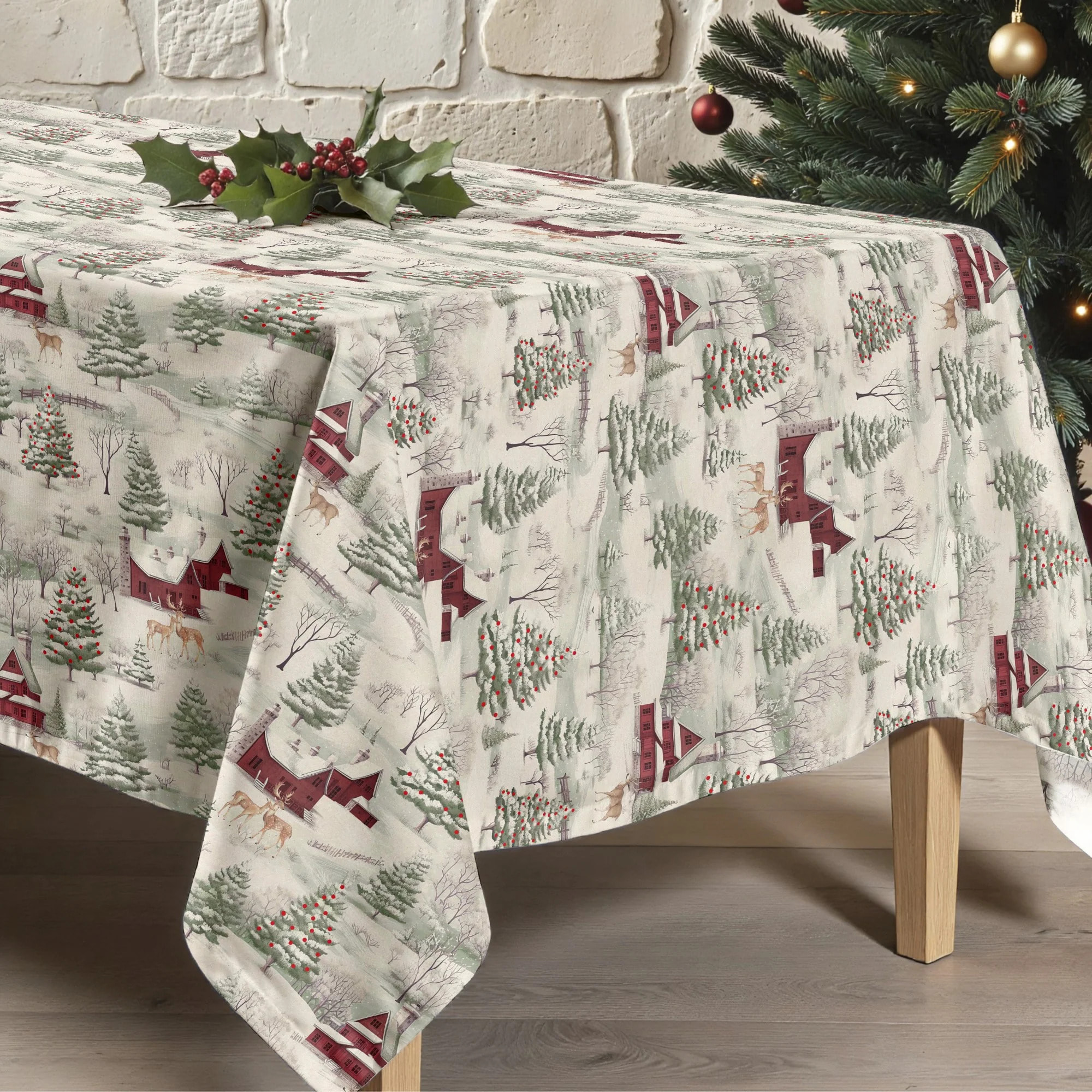 Nappe anti-taches Christmas deer 1225