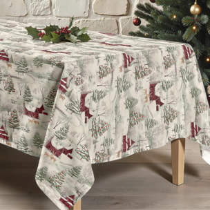 Nappe anti-taches Christmas deer 1225