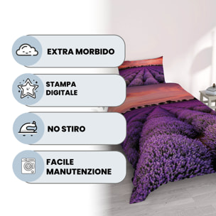 PARURE COPRIPIUMINO GOODNIGHT SINGOLO - STAMPA DIGITALE 100% Microfibra