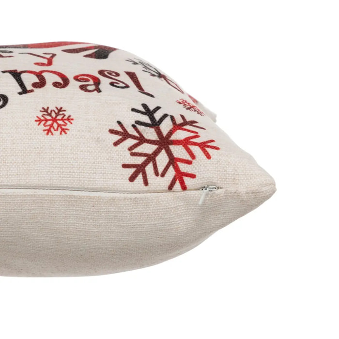 Coussin renne en coton 40x40