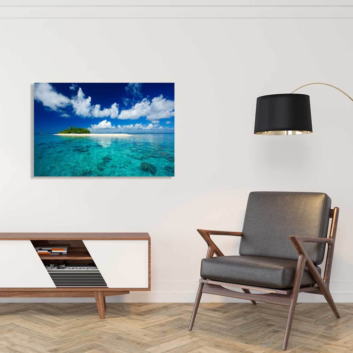 Tableau mer tropical island  Toile imprimée