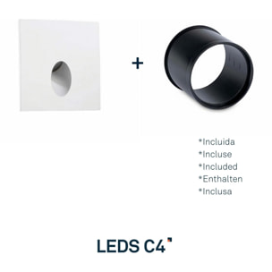 LEDS C4 Señalizacion Step Square 2W 3000K CRI 80 Blanco IP20 67Lm