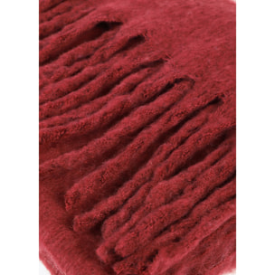 Sciarpa Liscia con Frange Spesse