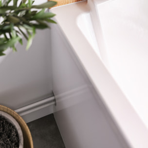 Tabliers bain-douche Sofa installation en niche blanc brillant