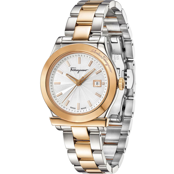 Ferragamo Reloj Analógico De Cuarzo Ferragamo 1898