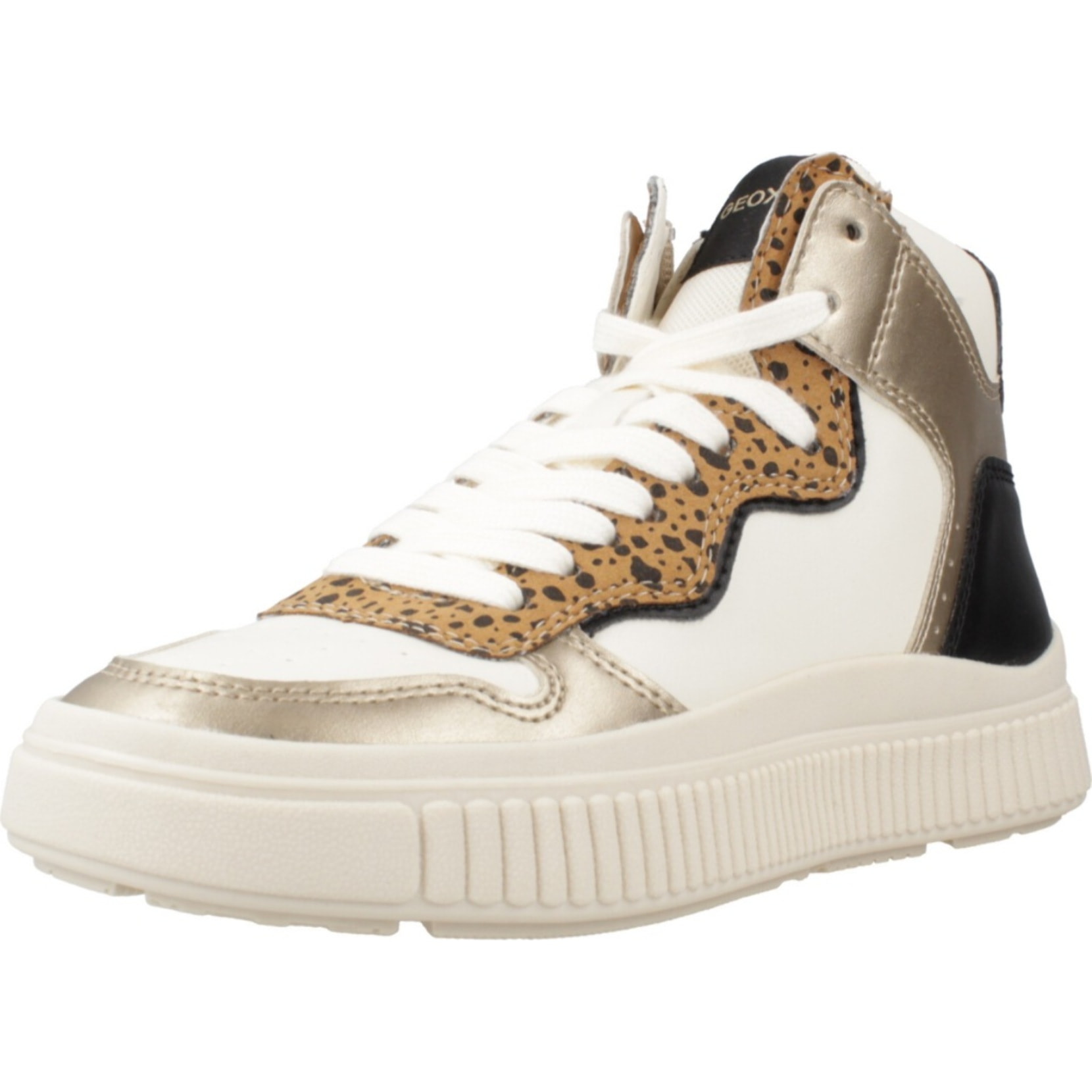 Zapatillas Niña de la marca GEOX  modelo J LAQUINNY GIRL ANIMAL PRINT