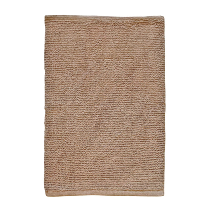 Tapis de salle de bain rectangulaire 40 x 60 cm en coton - WILLOW