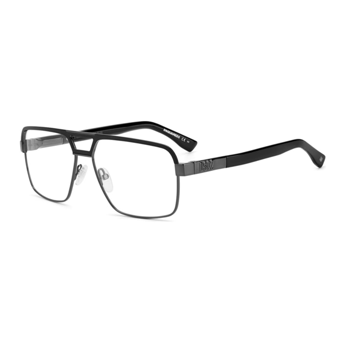 Gafas de Vista Dsquared2 D2 0034 RZZ de Metal Hombre 59 mm
