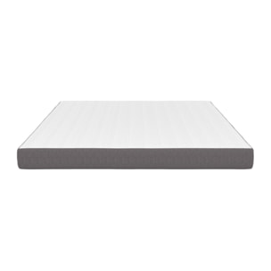 Matelas mémoire de forme épaisseur 16cm blanc et gris 160x200cm