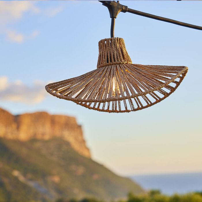 Guirlande connectable WAVY 7xE27 6M