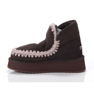 Boots Mou MINI ESKIMO PLAT Marrone