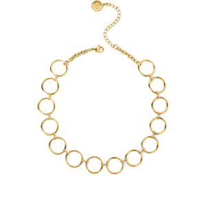 Choker Circles & Circles Acero Baño Oro