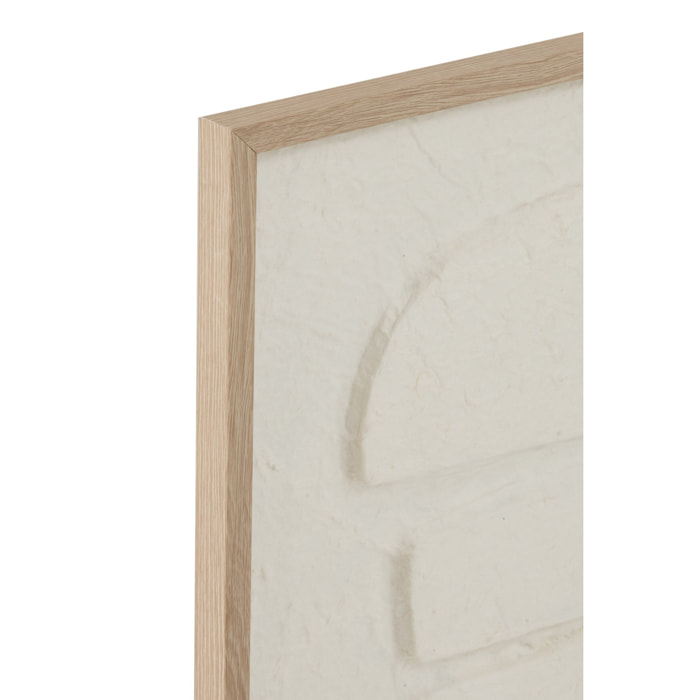 J-Line tableau Cellules - papier - blanc - 2 pièces
