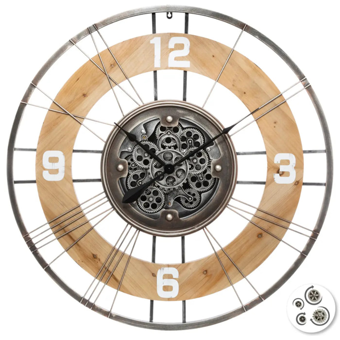 Horloge "Lana" multicolore D90cm