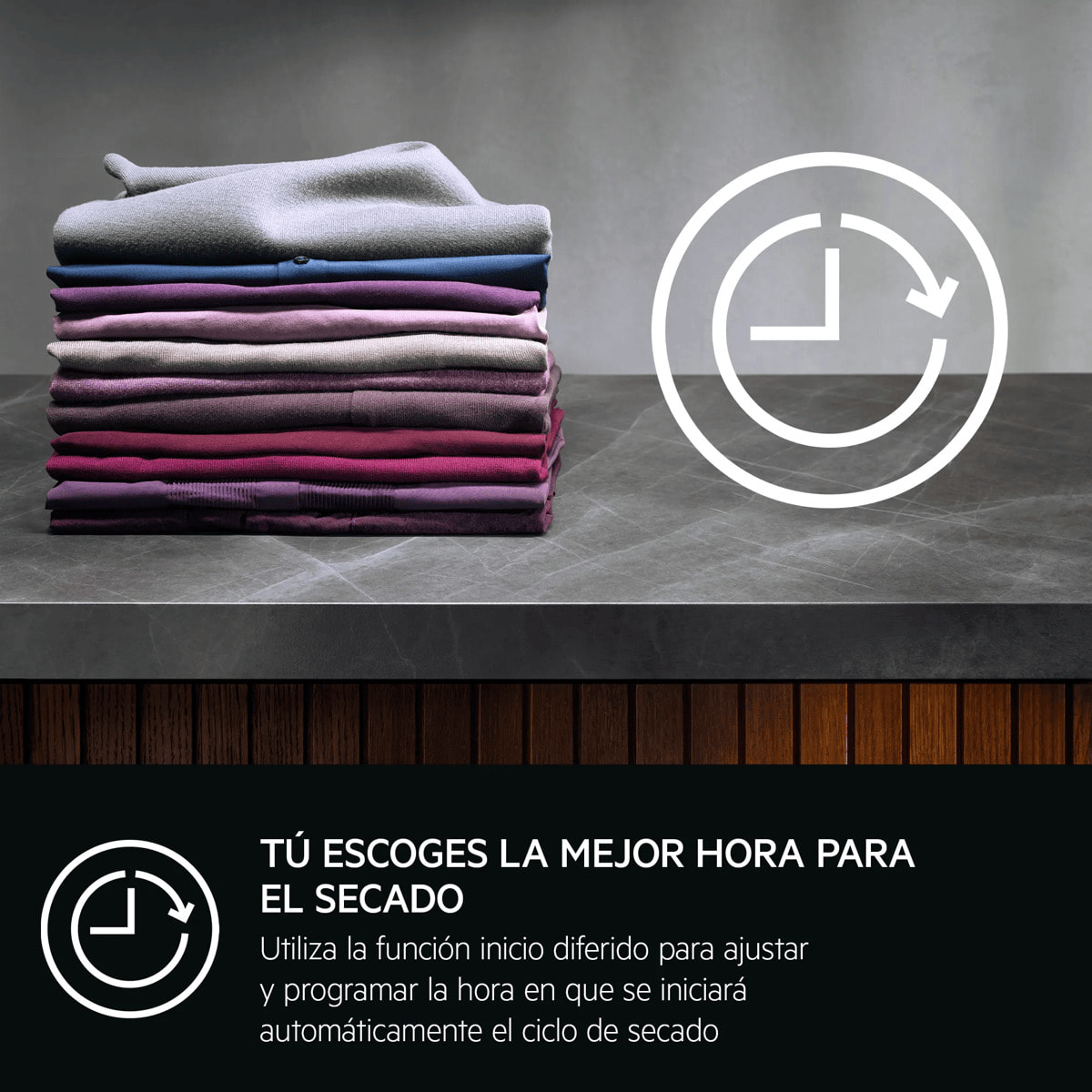 AEG Secadora con Bomba de Calor Serie 8000 AbsoluteCare® de 9 kg TR819OBOB