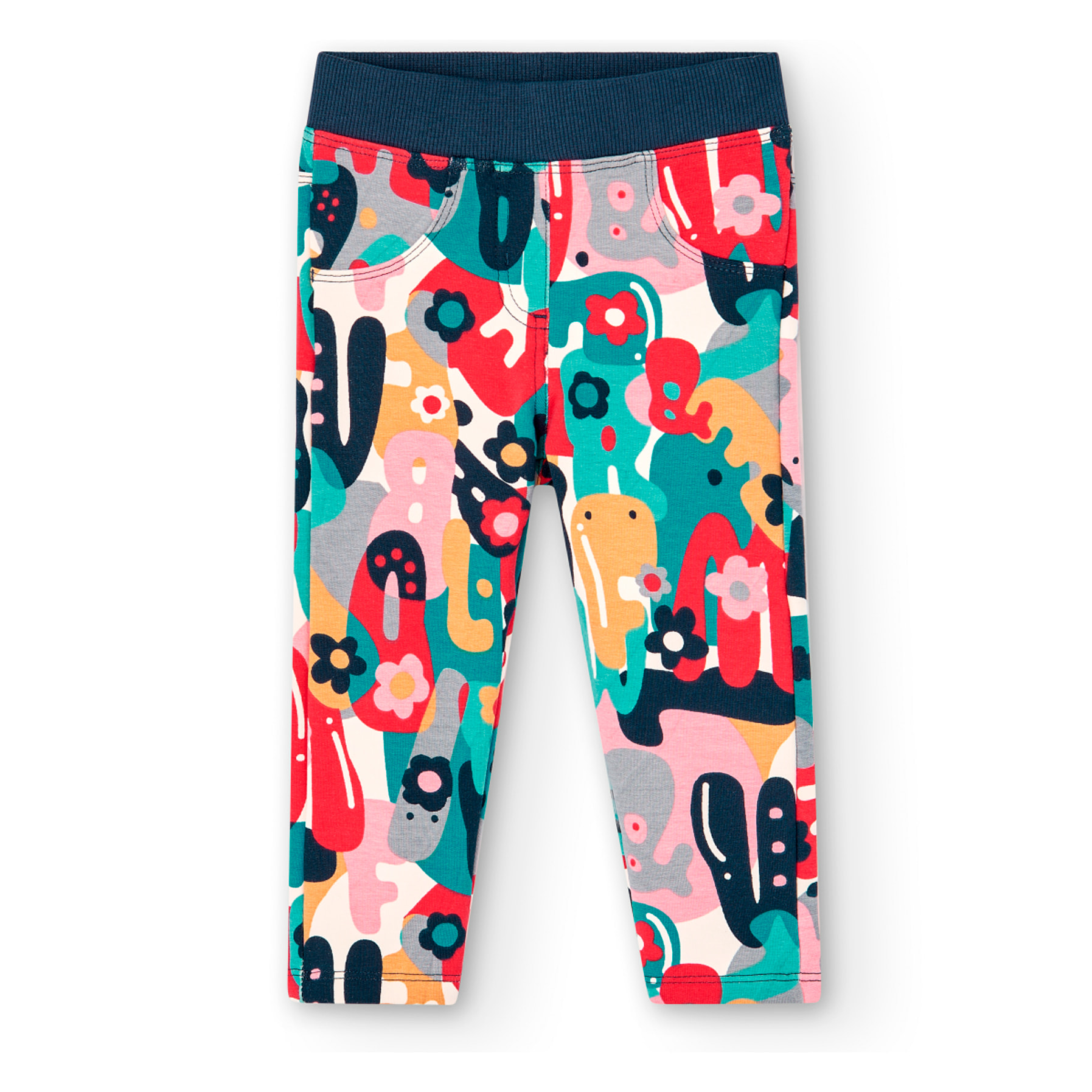 Pantalón felpa estampado de bebé -BCI