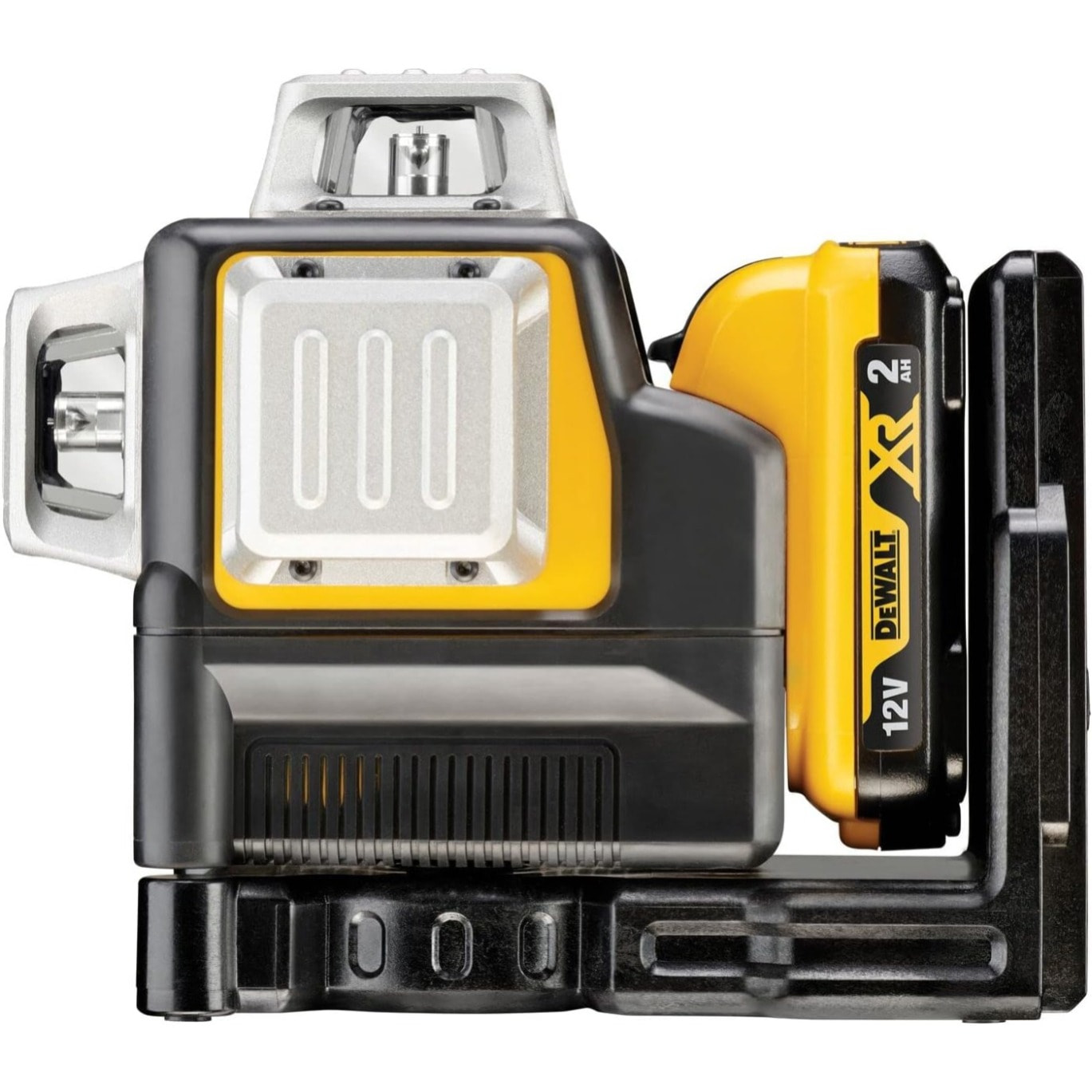 Laser 3x360° 10.8V - Faisceau rouge - DEWALT - avec Batterie 10.8V 2.0Ah et chargeur - accessoires - coffret - DCE089D1R