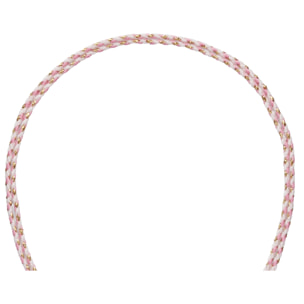 Collana U.S. Polo Assn. In cordino di cotone rosa
