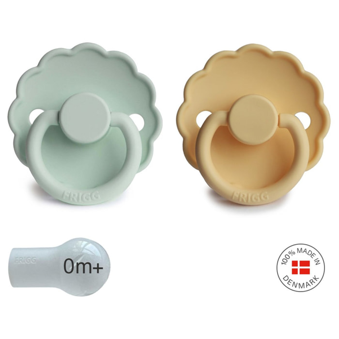 Frigg Pack 2 Chupetes Block Silicona Daisy