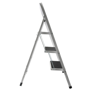 Escabeau 3 Marches pliant en Acier Max 150kg (46x71x105cm) MSV