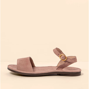 Sandalias N5693 NOBUCK LAVADO MALVA / TULIP color Malva