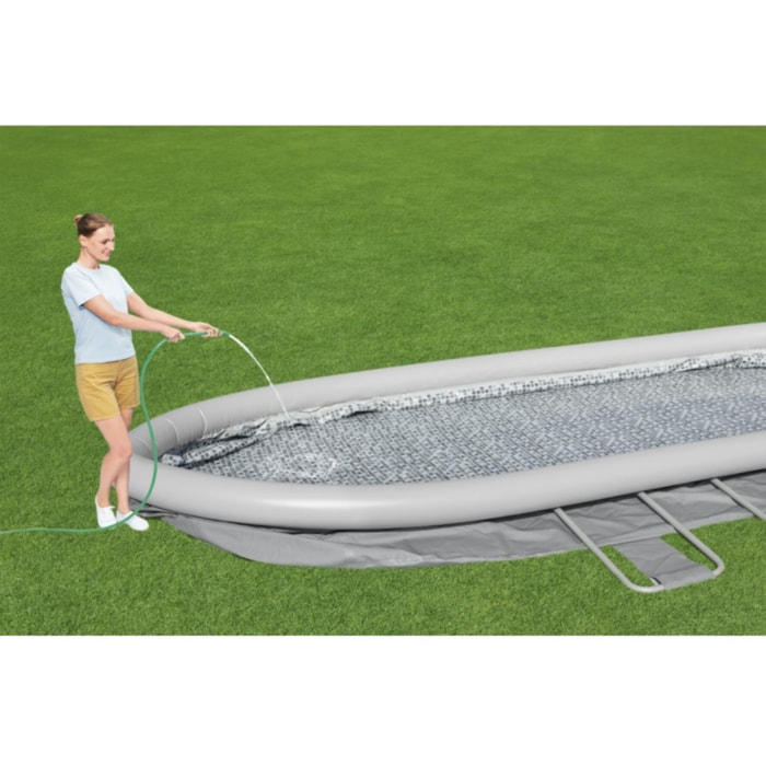 Bestway Piscine autoportante Ovale Fast Set 549 x 366 x 122 cm - Filtration incluse