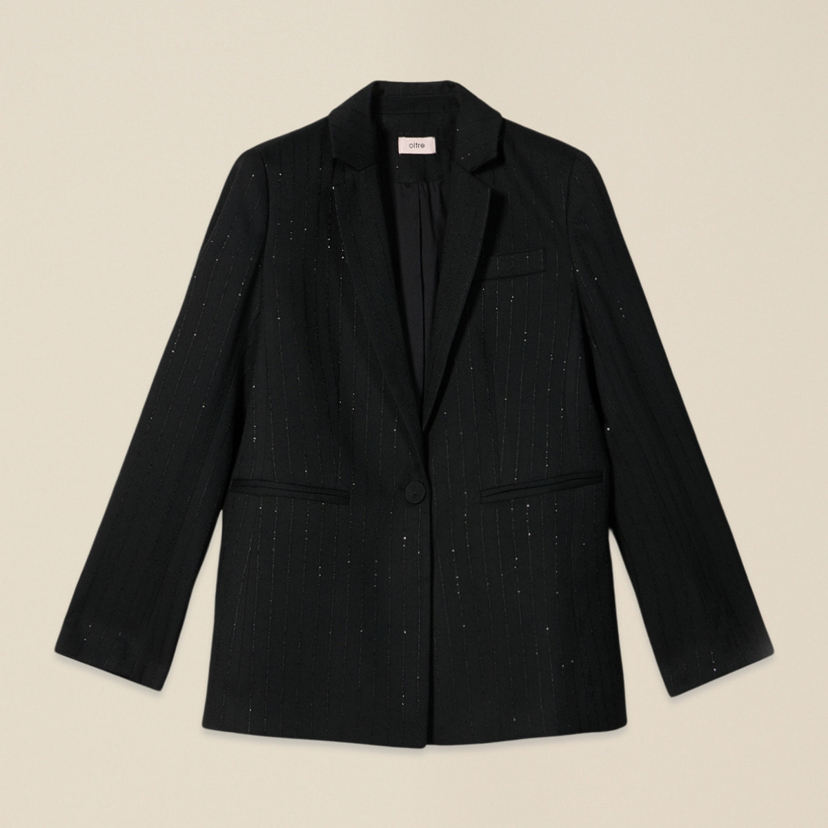 Oltre - Blazer con bordado de lentejuelas - Negro