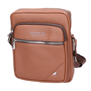 Borsa a tracolla uomo - Modello False - Pelle PU vegana - 20.0 x 24.0 x 5.0 cm