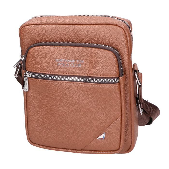 Borsa a tracolla uomo - Modello False - Pelle PU vegana - 20.0 x 24.0 x 5.0 cm
