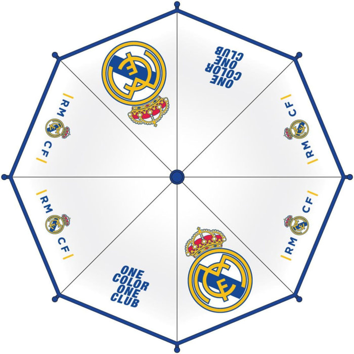 Paraguas Manual Poe Burbuja Real Madrid
