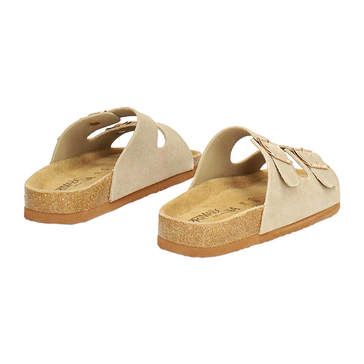 Fussbett para mujer taupe en ante