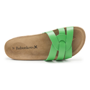 Sandalia BABUNKERS VERDE