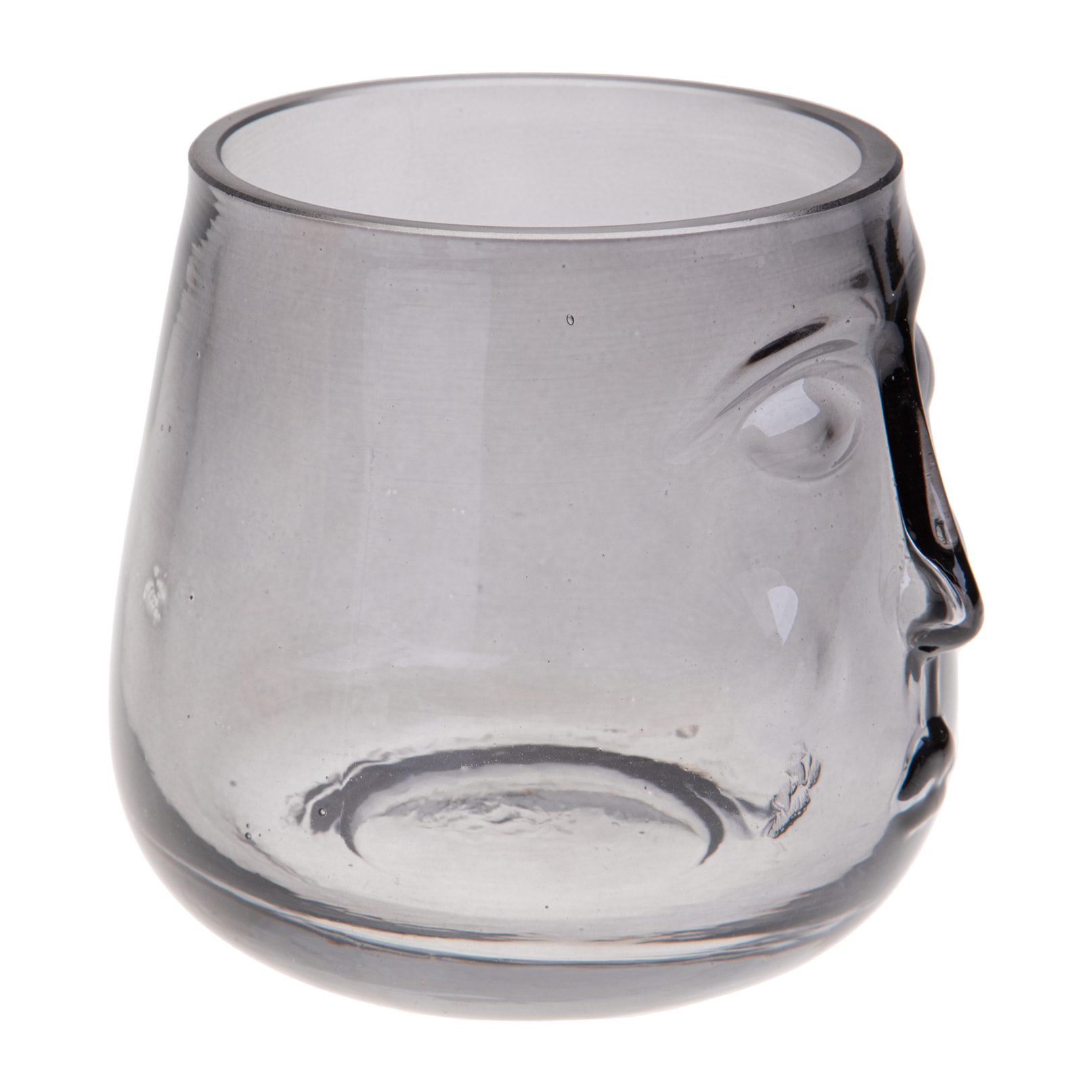 Vaso Testa Diametro 13 H 12,50 Cm - Pezzi 2 - 13X12,5X13cm - Colore: Marrone - Bianchi Dino - Decori Casa E Complementi