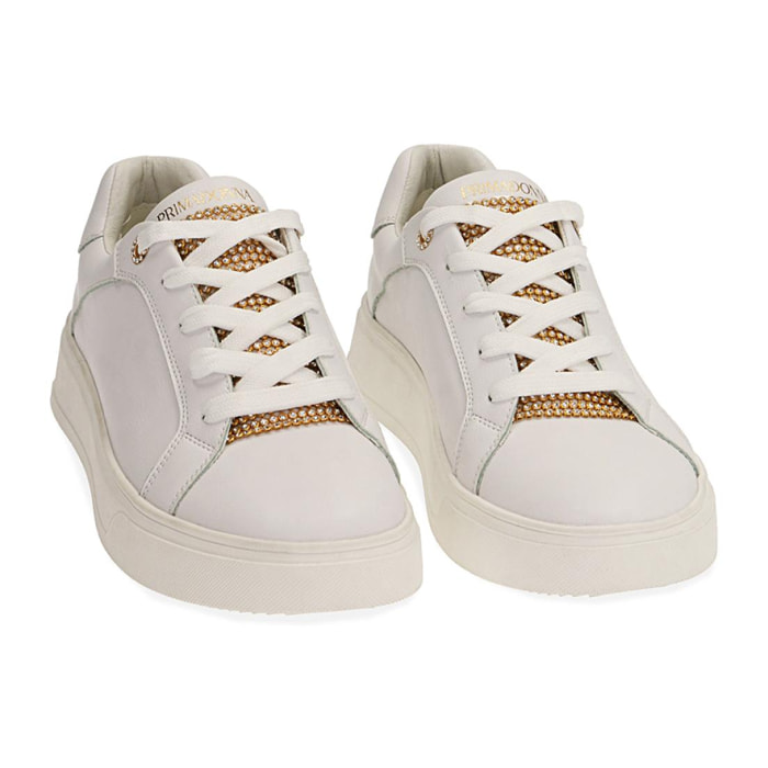 Sneakers bianco/oro