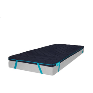 Cecotec Surmatelas Flow Topdeluxe 150x200. Noyau viscoélastique 100%, Sangles él
