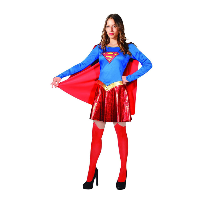 Costume Completo Supergirl Donna Prodotto Originale Dc Comics