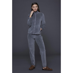 Completo loungewear donna ciniglia cora Noidinotte