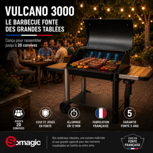 Barbecue au charbon de bois VULCANO 3000