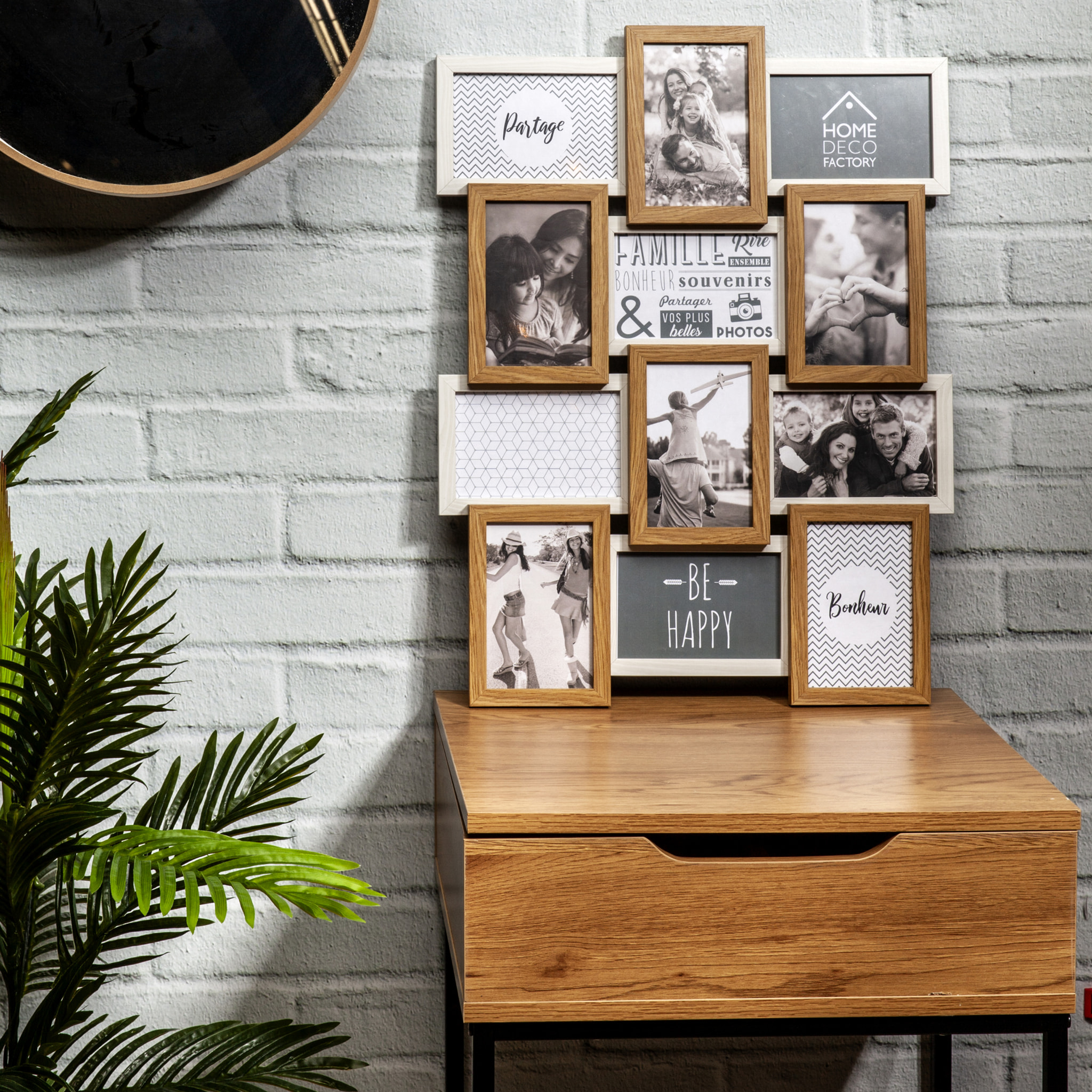 Pele-mele 12 Vues Bois Et Blanc