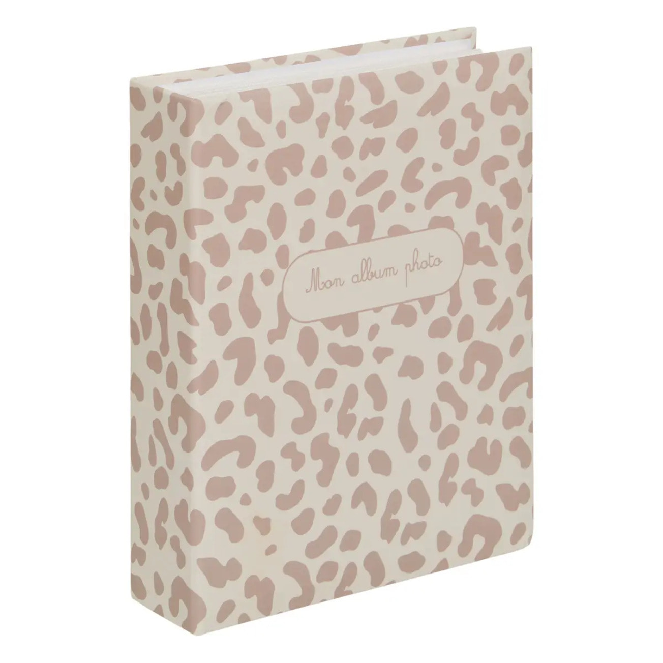 Album-photo Pika 200 photos motif félin beige/rose