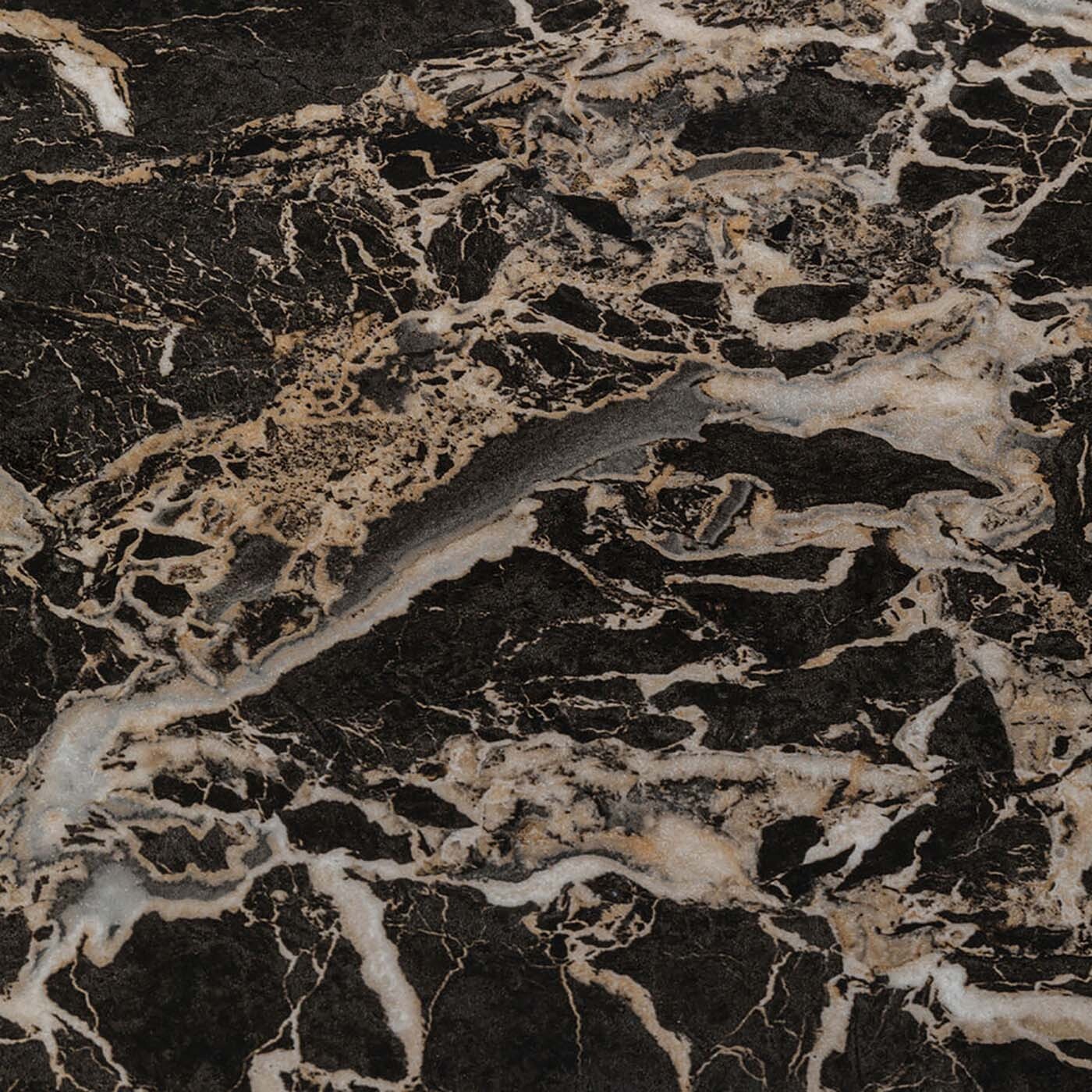 Table Schickeria effet marbre noir Kare Design