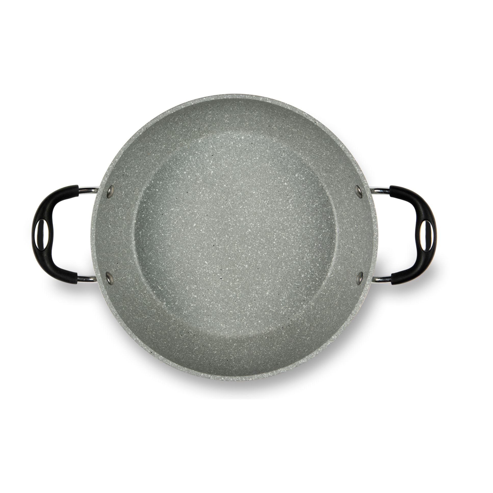 Faitout 28 cm avec Couvercle Excelsa – Forn-Ok, Aluminium Gris