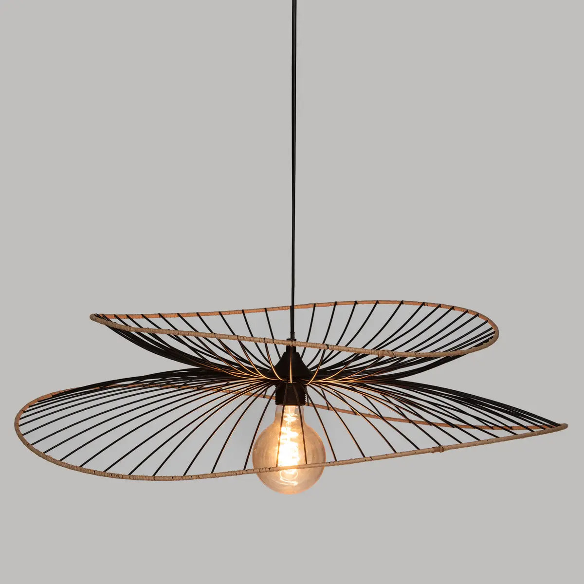 Suspension "Alara" métal noir D70cm