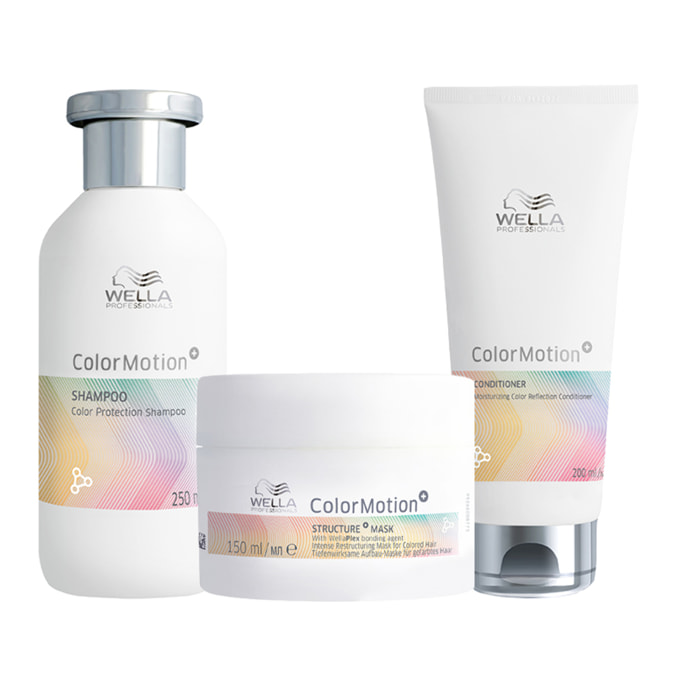 WELLA Kit ColorMotion Shampoo 250ml + Mask 150ml + Conditioner 200ml