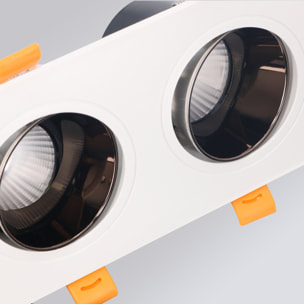 FORLIGHT Forlight - Plafón LED Exterior 43.7W, Luz Blanca Neutra 4000K, IP65, 1460mm, Resistente al Agua y Golpes, Ideal para Porches y Garajes, Diseño Elegante y Duradero