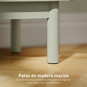 Mesita de Noche Mesilla de Noche con Puerta de Ratán Estante Ajustable y Patas de Madera Estilo Bohemio Mesa Auxiliar para Salón Dormitorio 40x35x58 cm Blanco