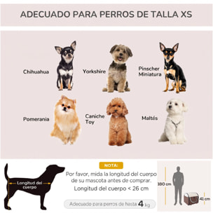 Transportín para Perros y Gatos Plegable, 46x36x41 cm, Transportín para Mascotas con Cojín Lavable, Ventanas de Malla, Estacas, para Perros Miniaturas, Marrón