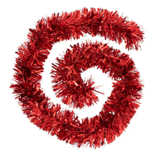 Guirlande de Noël boa 150x8x2m rouge