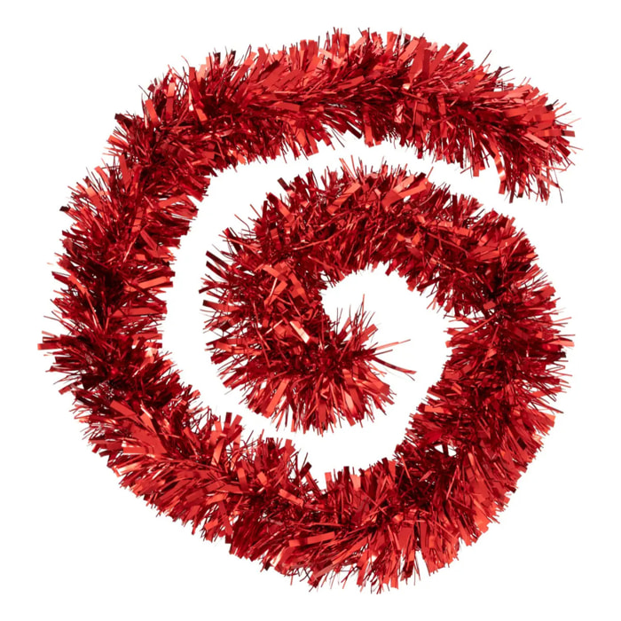 Guirlande de Noël boa 150x8x2m rouge