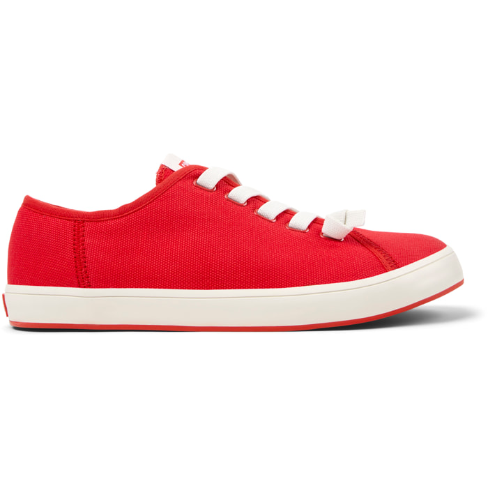 Zapatillas - CAMPER Peu Rambla II - Rojo - Textil natural